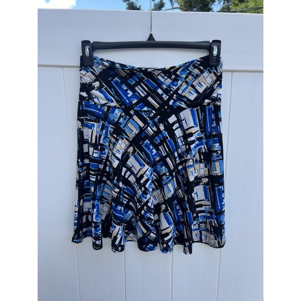 Vintage Y2K Catch My I Womens Pull On Skirt Sz M Colorful Sz Medium Stretchy